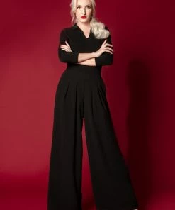 Vintage Sweater Girl Pullover In Black | Pinup Couture Shop All In-Stock Items By Size