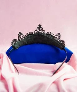 Loschy Designs Arya Tiara In Black